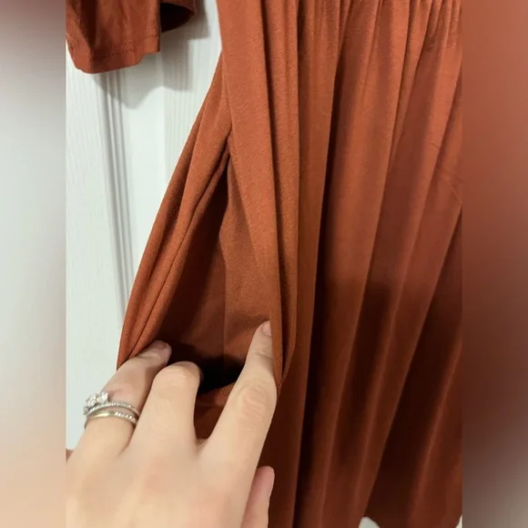 Rust Color Dress - Picture 4 of 6